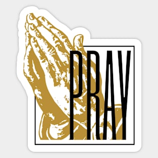 Praying Hands Sticker